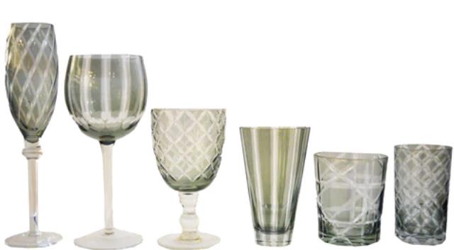King Cut Glassware Pattern