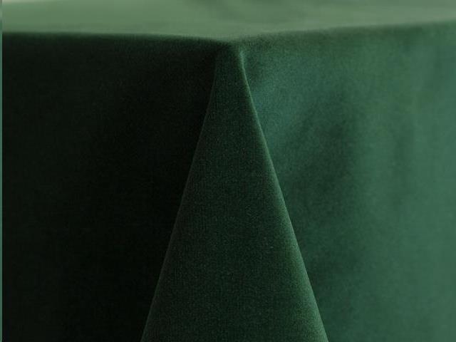 Table Runner Velvet, Hunter