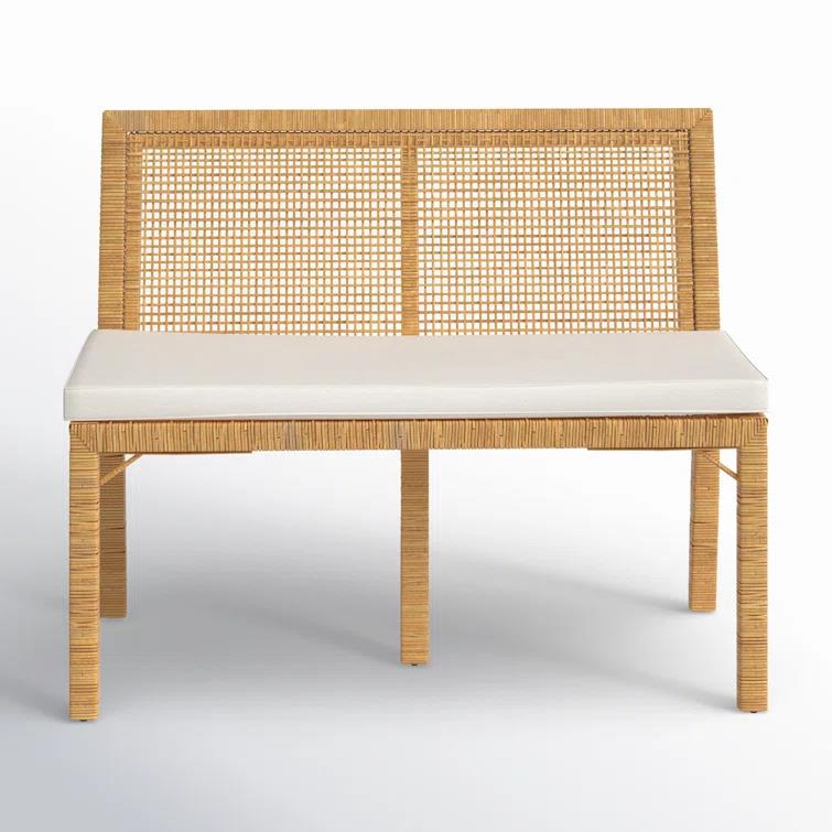 Olson Rattan Bench