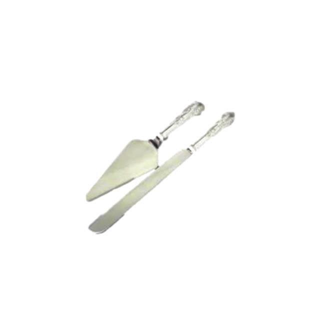 Classic Silver Cake Server Set
