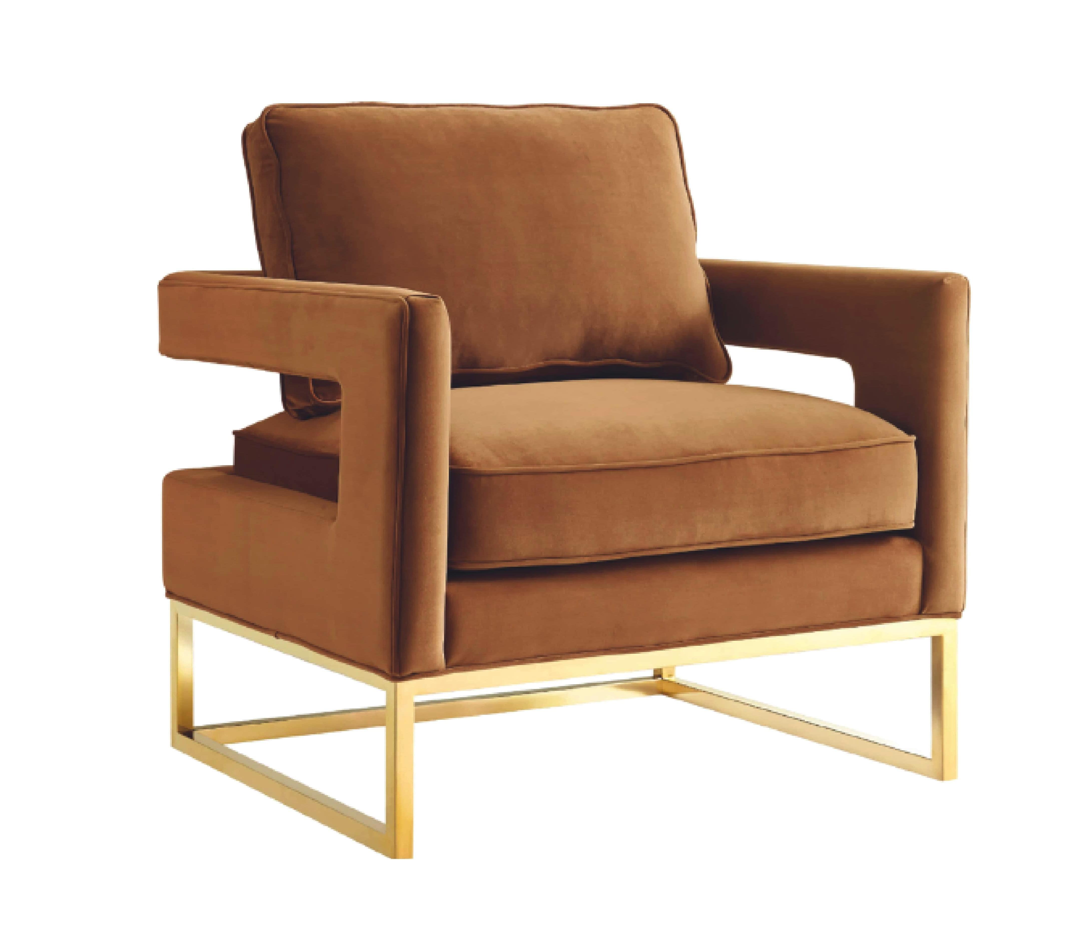 Morgan Armchair: Cognac