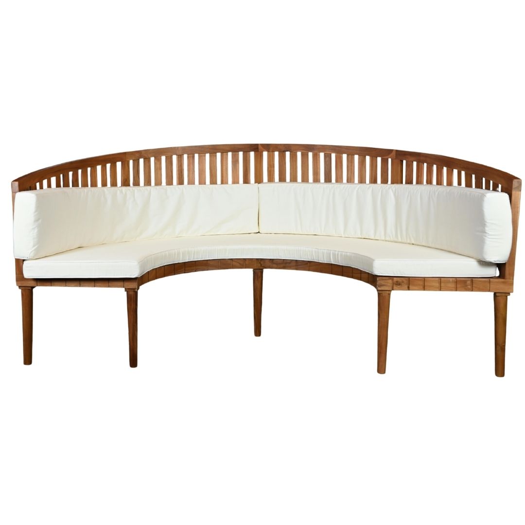 August Curved Banquette