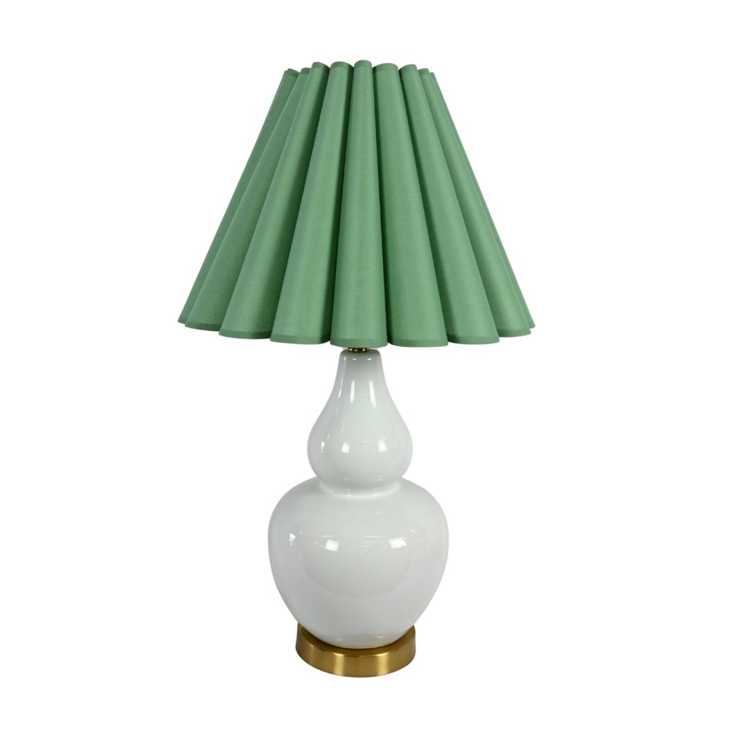 Gourd Lamp: Ivory