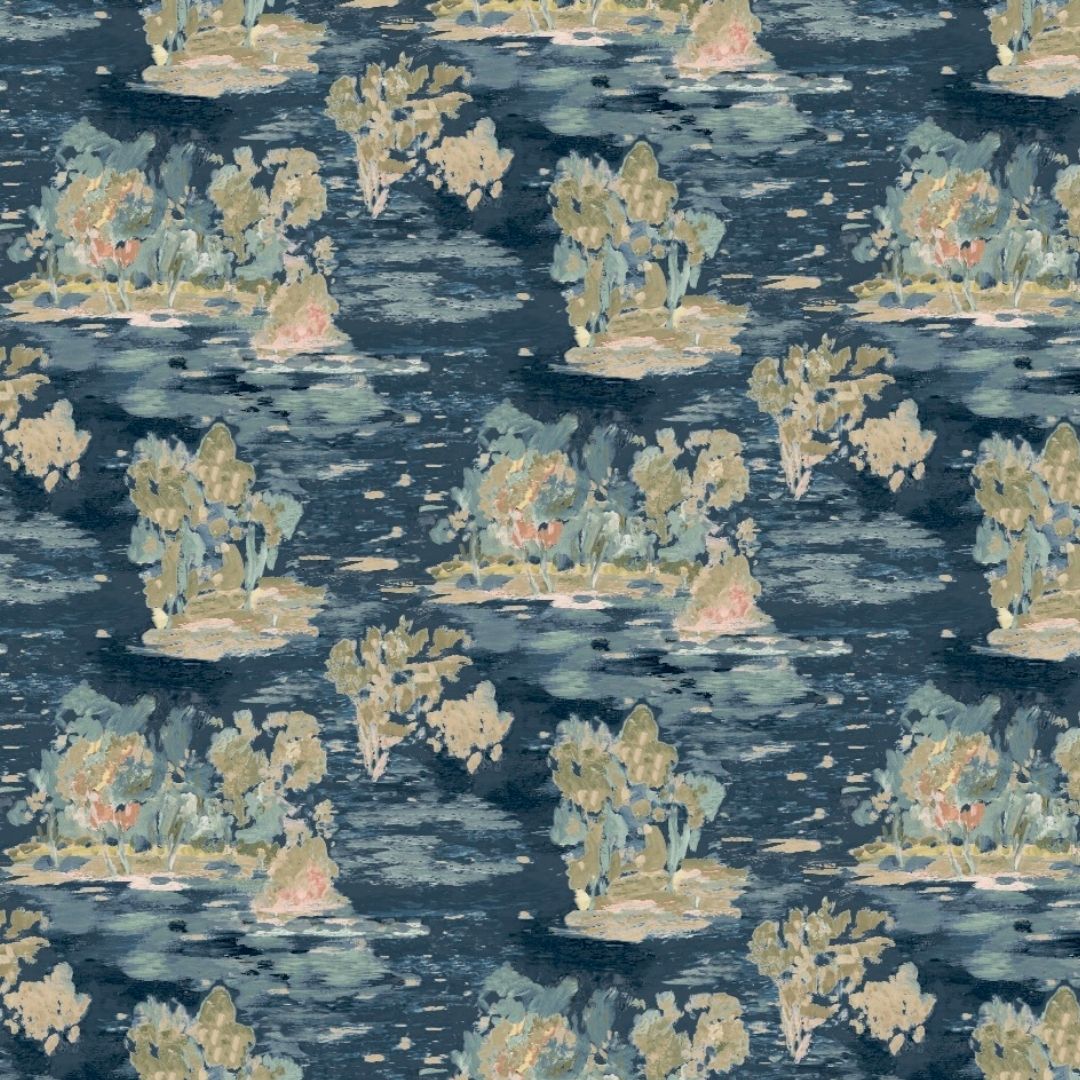 Seabrook Navy: Pillow