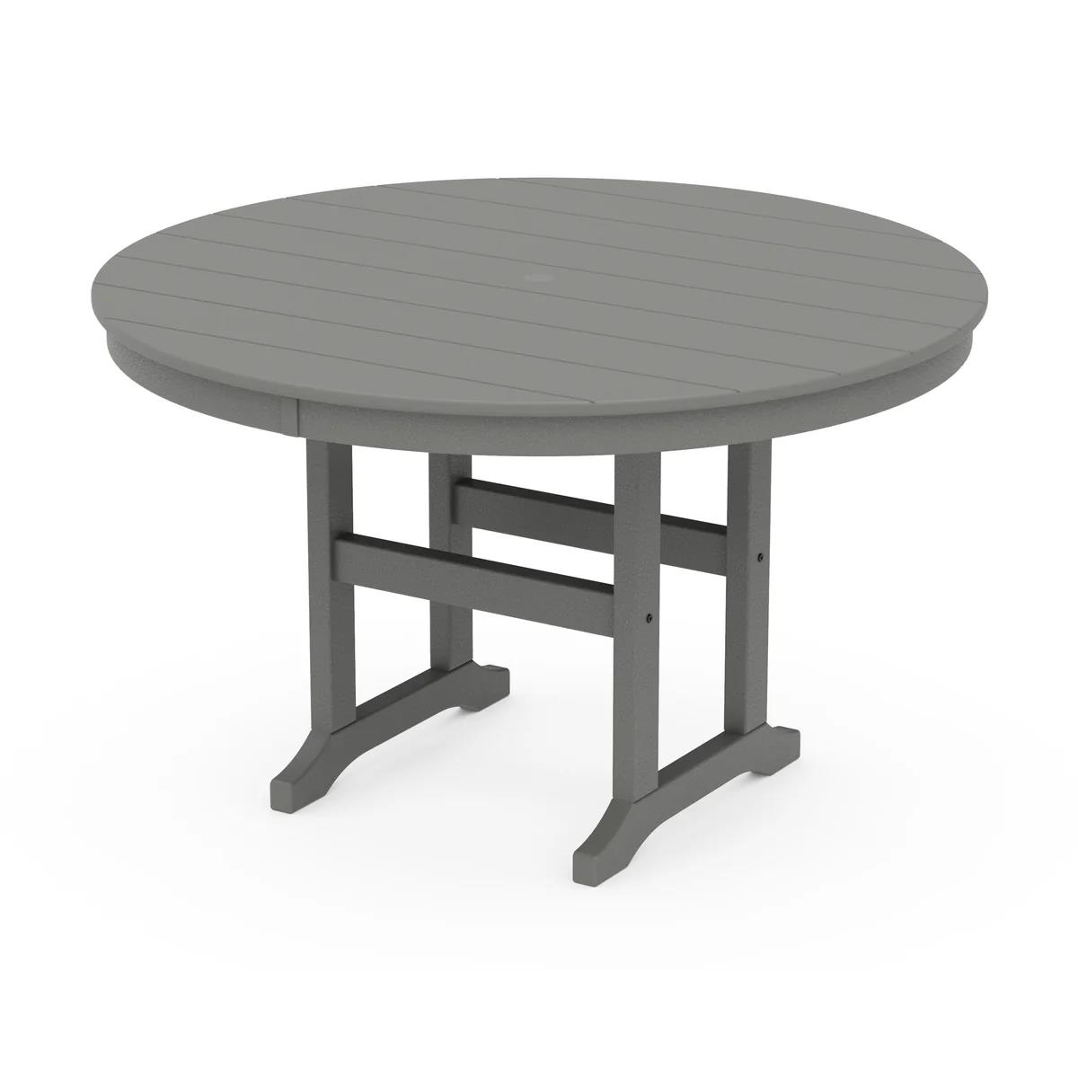 Outdoor Grey Poly Table