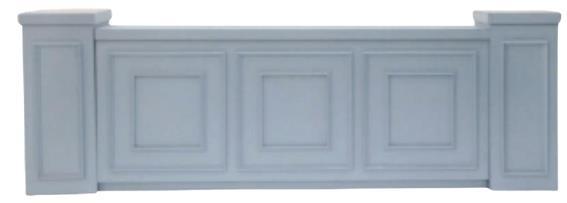 Christopher Blue Bar Column