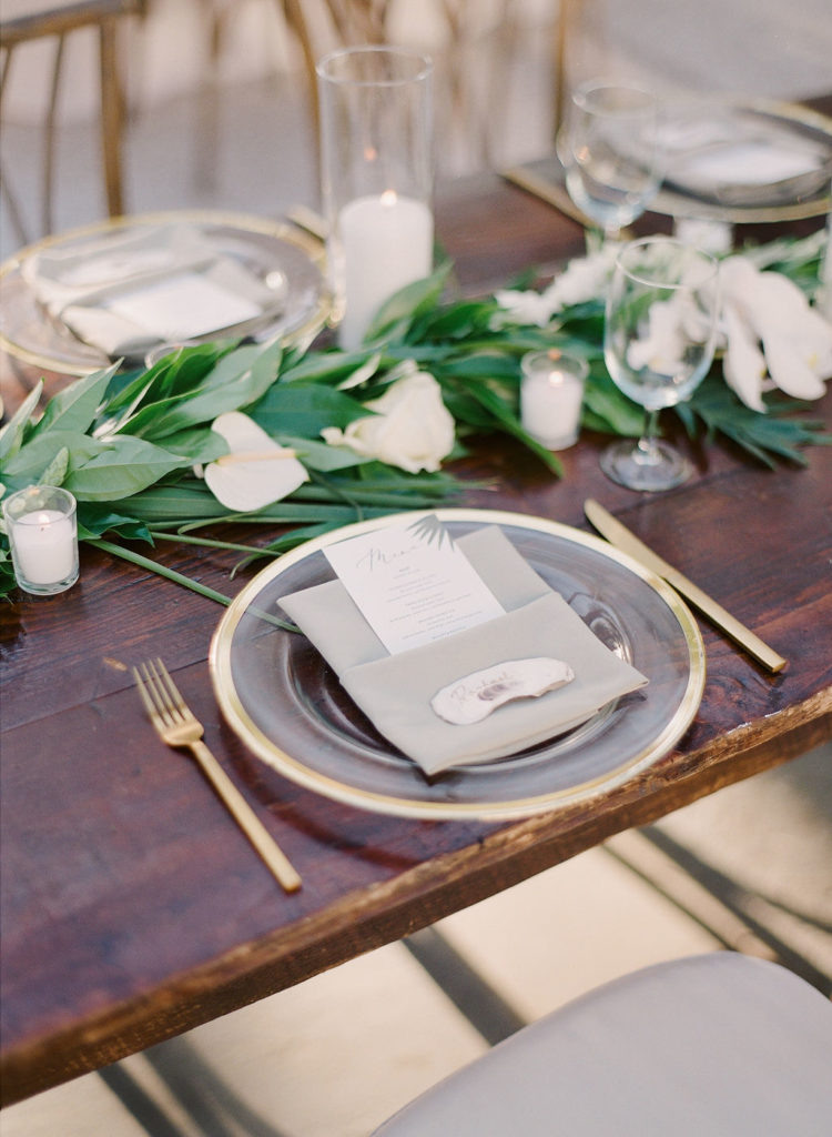 Luxury wedding spring tabletop