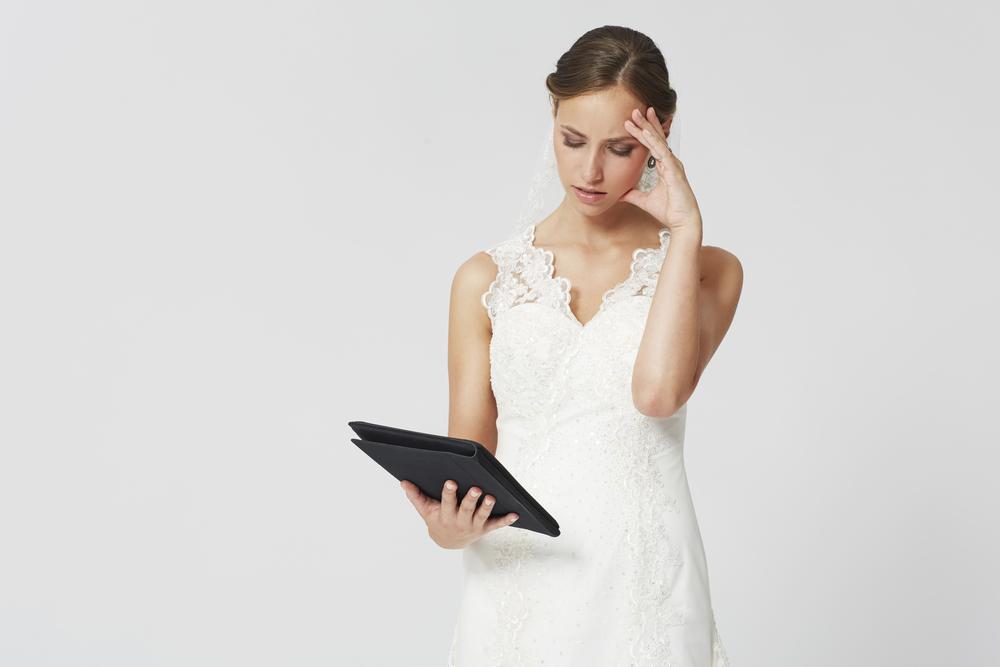 Stressed Bride Wedding Planning