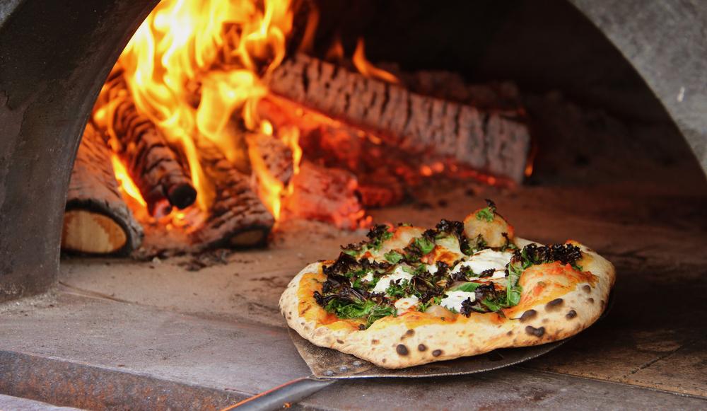 Wood fired pizza