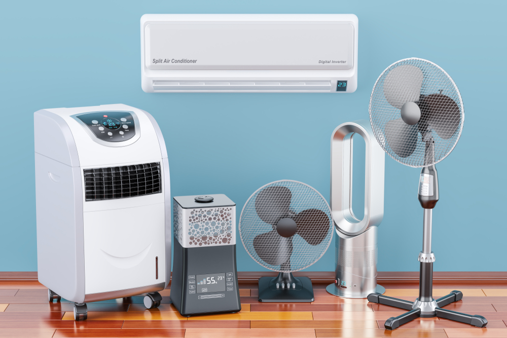 Different types of cooling equipment