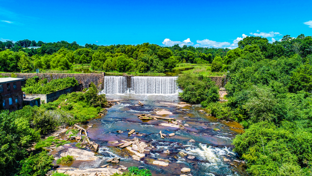 Conestee Falls in Greenville South Carolina
