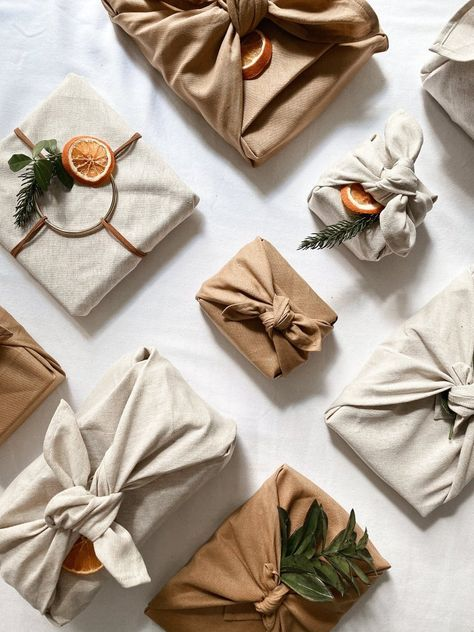 Gifts wrapped in an elegant design