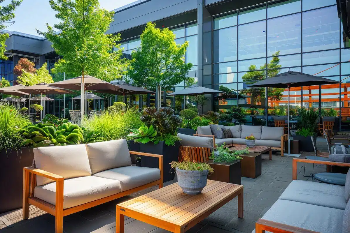 Corporate Event Outdoor Seating Area