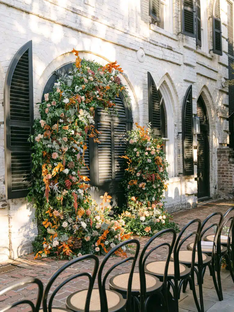 KatherineandTyler 89 | Curated Events Floral Arch Rentals on Wedding Venue