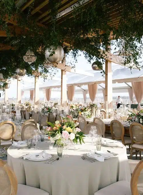 outdoor charlotte event under tent