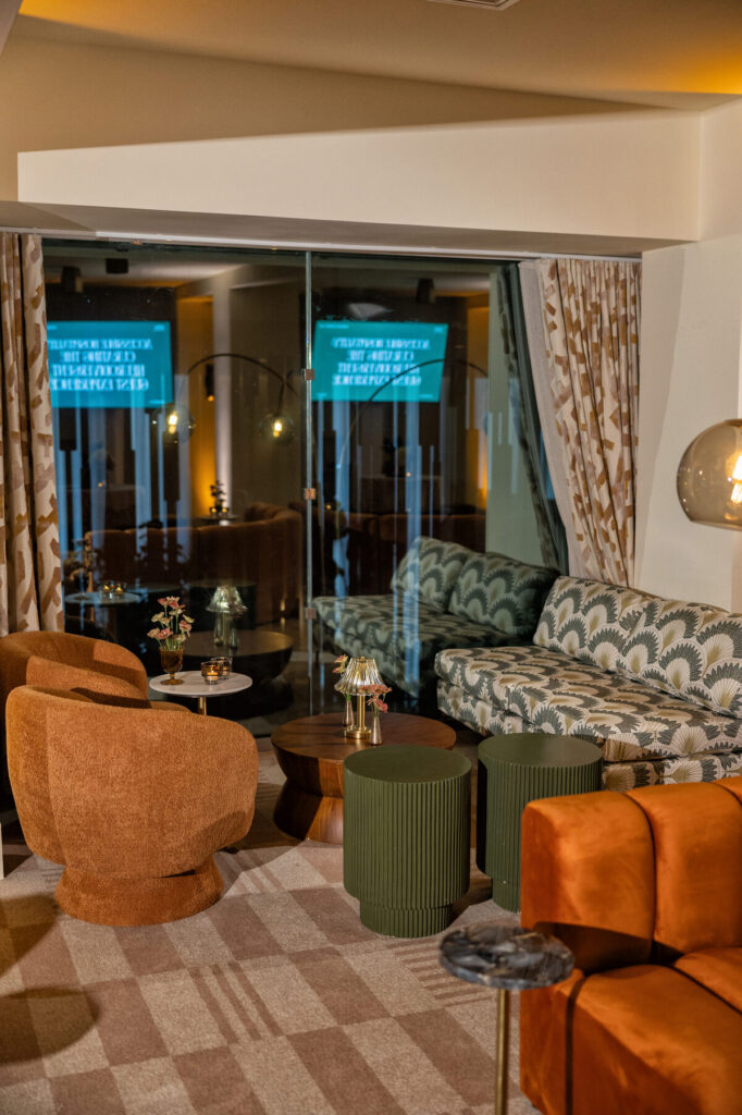 event lounge seating indoor cocktail area