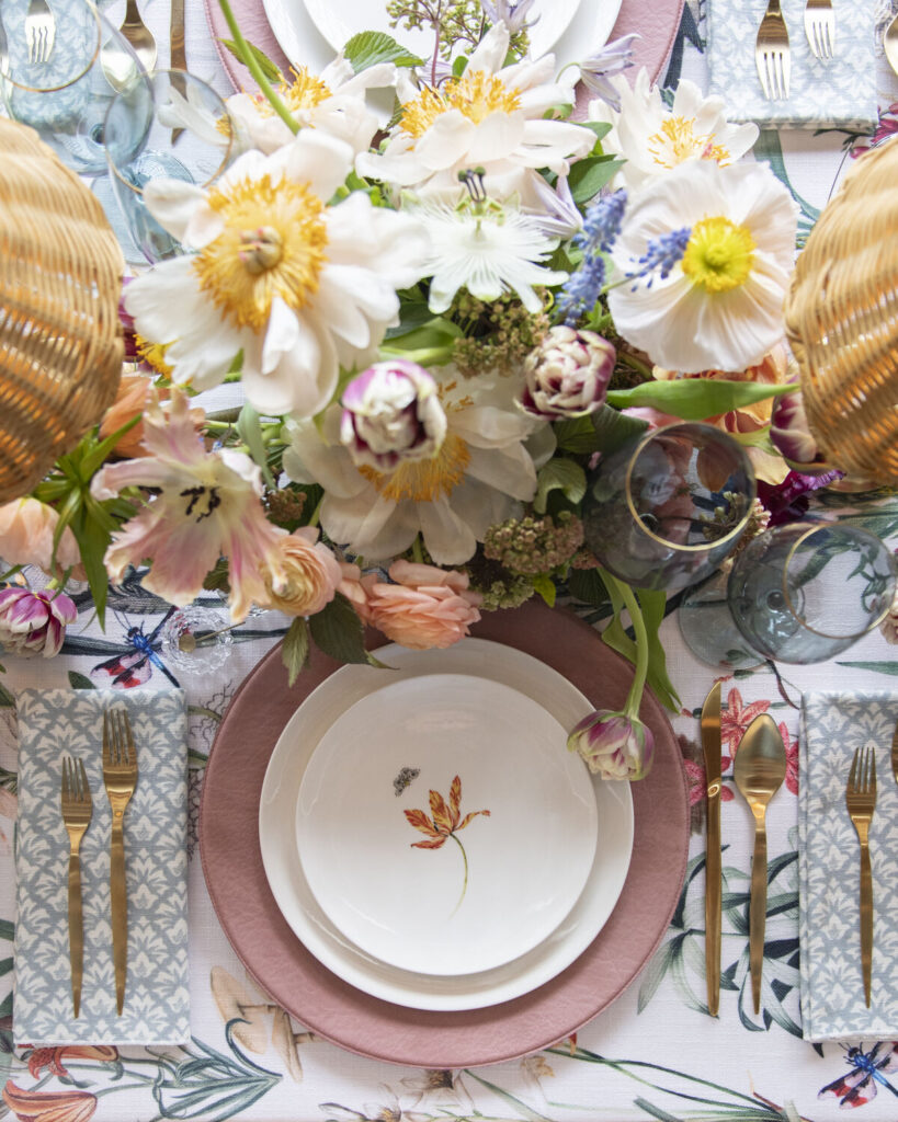 casa de perrin elegant table setting curated events