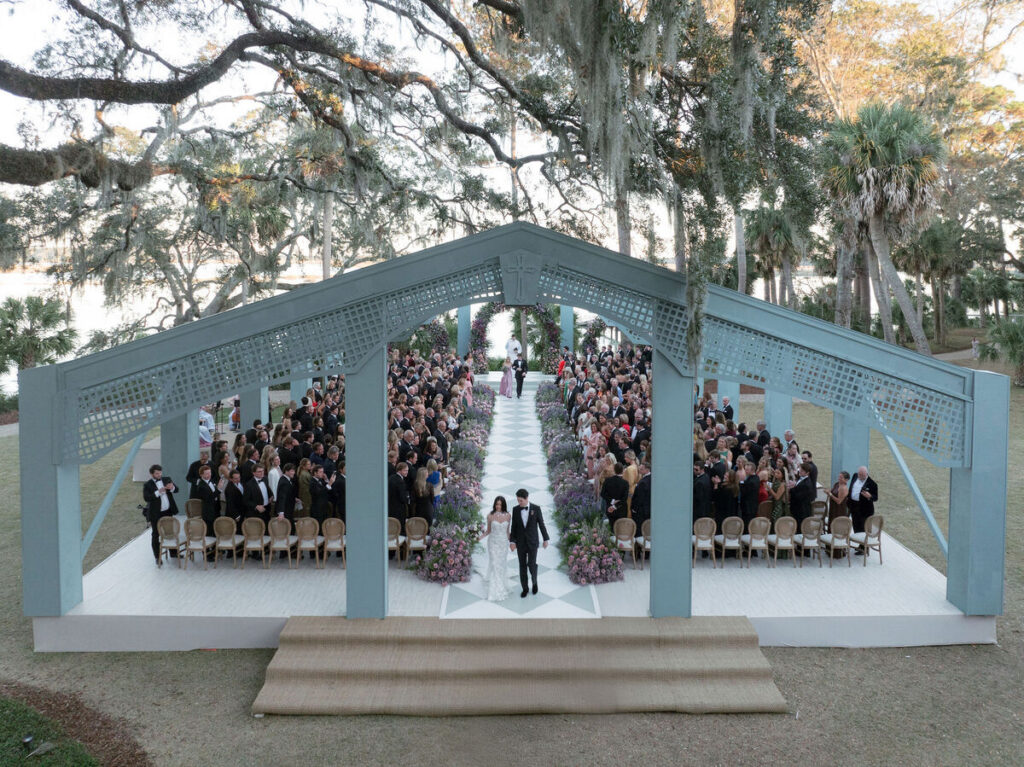 elizabeth and michael wedding reception curated events